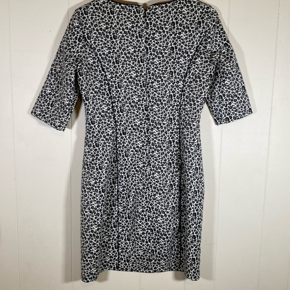 Banana Republic cheetah print dress women's size 4 mob wife aesthetic - Picture 6 of 15
